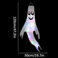 thumbnail image 3 of Halloween Decorations Ghost Decor Windsock with Lights 1 Pack 47 Inch Halloween Yard Flag Hanging Decor for Yard Patio Garden Party Decoration, 3 of 4