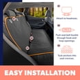 thumbnail image 5 of Active Pets Funda premium para asiento de coche para perros para camiones, sedanes y SUV - Protección impermeable para el asiento trasero para viajes de perros - Puppy Essentials, 5 of 5