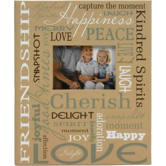 shiyou-Sentiment Photo Album with Framed Front, Holds 208, 4"x6" Photos
