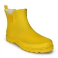 thumbnail image 6 of Norty Womens 6 Inch Ankle High Rain Boot Rubber Rainboot Runs 1/2 Size Large 42298-9B(M)US (Matte Yellow), 6 of 7