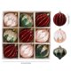 thumbnail image 3 of Adornos para bailes de Navidad de 8 cm con forma especial | Decoraciones de árbol festivo de plástico: azul multicolor rojo azul oscuro | Colgantes duraderos para la exposición de ventanas | Paquete, 3 of 6