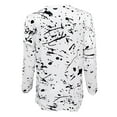 thumbnail image 3 of Womens Halloween Print Long Sleeve Tunic Tops Dressy Casual Round Neck Pullover Loose Fit Blouses Pullover Top, 3 of 4