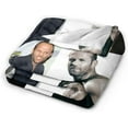thumbnail image 3 of Jason Statham Super Soft and Comfortable Flannel Blanket Camping Blanket Beach Blanket Decoration Bedroom Living Room Suitable for Children/Adults Throw Blankets 50x40 inch50"x40", 3 of 5