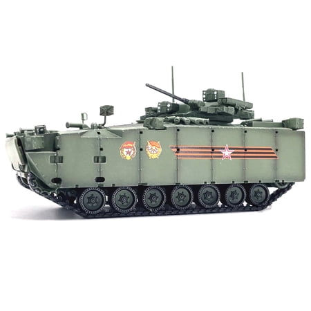ARCADORA Russian Army Kurganets-25 IFV Tank Model 1:72 Scale for Desk Decoration, High-Quality Alloy Construction