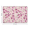 thumbnail image 5 of Pink Pioneer Flower Pattern Flannel Non Slip Door Rugs,Washable Door Mats Indoor,Decorative Door Mats,Dirt-Resistant and Absorbent Doormat for Entrance,Bedroom,Kitchen,Bathroom,23.5x16in(60x40cm), 5 of 5