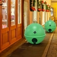thumbnail image 6 of Surpdew Giant Inflatable Christmas Balls, 24In Pvc Jingle Bell Inflatable Ball Large Outdoor Indoor Christmas Inflatable Yard Deco,Oversized Blow Up Balls For Garden Yard Patio Decorations Green-1, 6 of 6