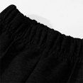 thumbnail image 4 of Eltusu Boys Cotton Sweatpants, Soft Elastic Waist Stretch Warm Winter Flare Pants Black Size 7-8 T, 4 of 6