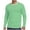 Green, variant on Men's Long Sleeve T-Shirts Fashion Strip Printed Crew Neck Tee Shirts Casual Workout Gym Tees Black M