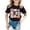 Black, variant on Back To School Girls Cool Tee Round Neck Short Sleeve First Day Top Casual Kids Apparel Age 3-14