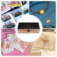 thumbnail image 5 of 7.9×2.3 In Wooden Boxes Durable Easy To Use Dustproof Prevent Slippery Delicate And Cabinet Black Houndstooth Vintage Texture_85706_1, 5 of 8
