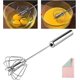 thumbnail image 1 of Batidor semiautomático de acero inoxidable 2025 con paño de limpieza, herramienta de Wisking inoxidable, batidor de huevos multifuncional para cocina, hogar, huevos, leche, mezclr de mano (A3, 1 of 3