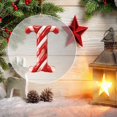 thumbnail image 2 of Seyotauo 26 Letter Ornaments for Christmas Tree 4" Personalized Candy Cane Alphabet Ornament with Initial Acrylic Decorative Hanging Pendant DIY Crafts for Xmas Trees Holiday Party Supplies, 2 of 5