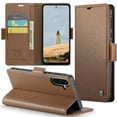 thumbnail image 4 of Funda tipo cartera Samsung Galaxy A16 5G con cierre magnético, RFID, tarjetero, soporte, carga inalámbrica, 4 of 5