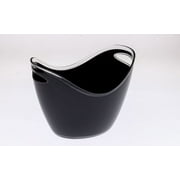 7213-01 Black Plastic Ice Bucket 8 Liter