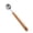 Silver-5ml, variant on Measuring Spoons with Wood Handle,Stainless Steel Liquid and Dry Measuring Spoons for Baking,Meal-prep Cooking, Durable Metal Coffee Tablespoon Teaspoon with Ergonomic Grip, 1Pc(Silver-5ml,5.5x0.8")