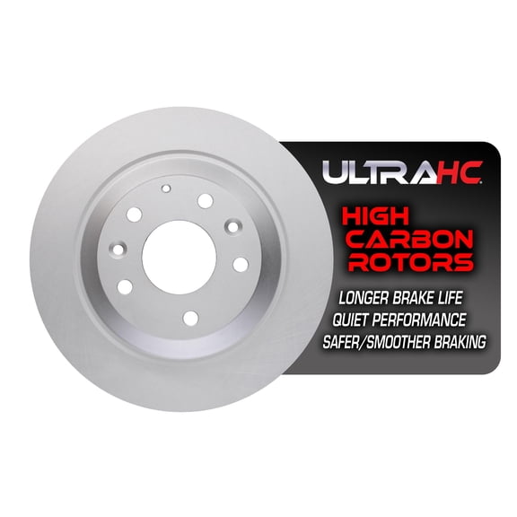 UltraHC Coated High Carbon Brake Rotor, Rear UR004904, Mazda CX-5 2021-2013
