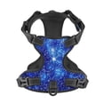 thumbnail image 4 of Picia Blurred Star Snow Christmas No-Pull Dog Harness Reflective Front Clip Vest with Handle,Step-in Air Dog Harness,Adjustable 2 Metal Rings 4 Buckles,Easy to Put on & Take Off X-Large, 4 of 9