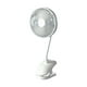 thumbnail image 3 of Ventilador de escritorio lip, giratorio, flexible, 4 velocidades, miniventilador para cochecito, ventilador personal, ventilador silencioso, 3 of 7