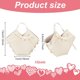 thumbnail image 2 of Paquete de 12 cajas de regalo de cuero con lazo y cinta, de 7 x 5 x 13 cm, en forma de corazón beige, de cuero sintético, para dulces, reutilizables, para fiestas., 2 of 5