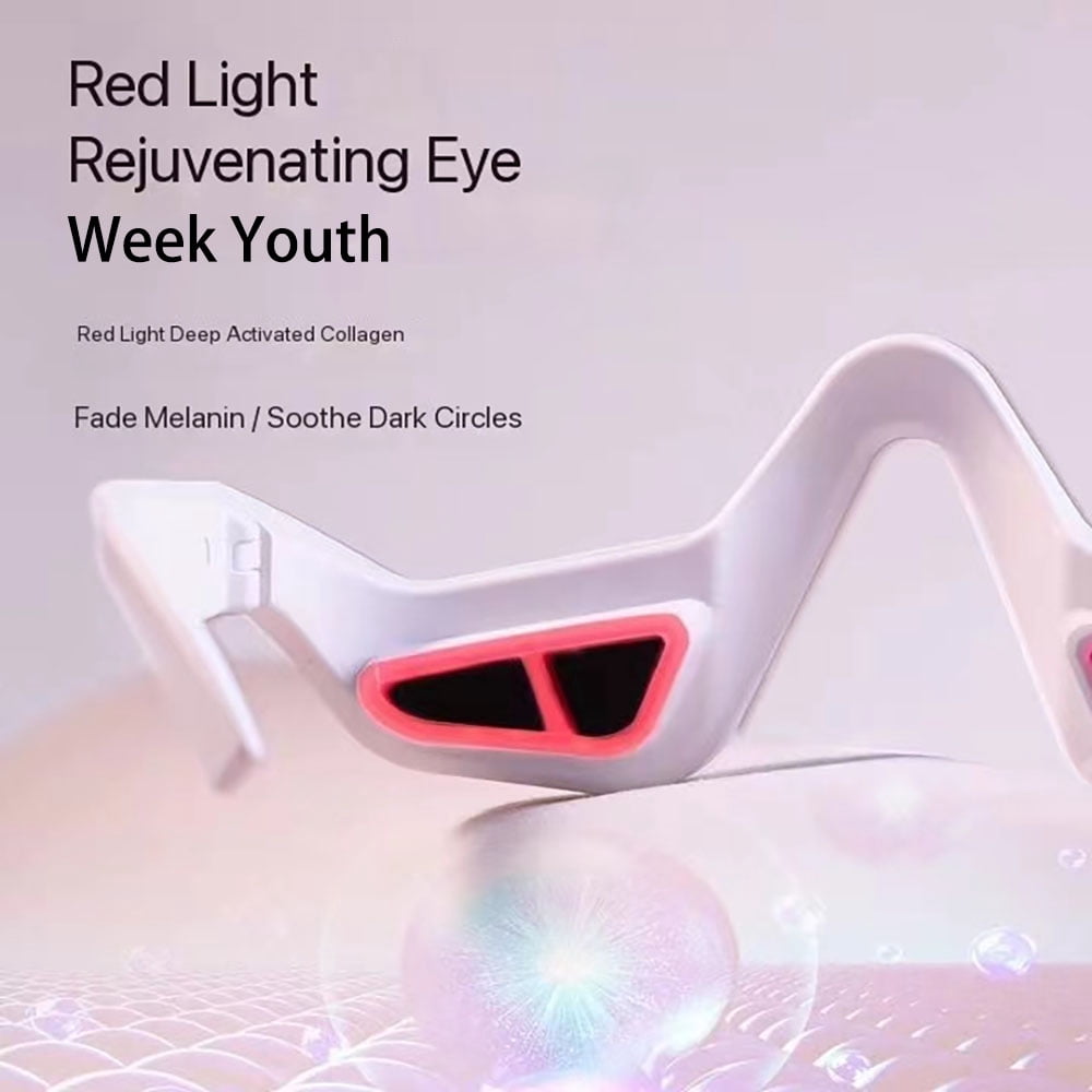 Electric Eye Massager Glasses Relieves Eye Fatigue Red Light Therapy Eye Beauty Instrument
