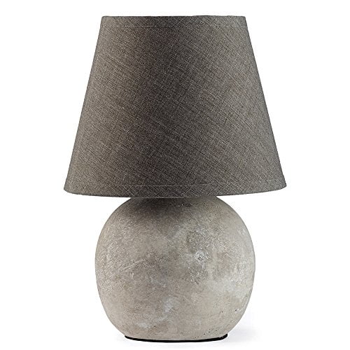 Napa Home & Garden Max Mini 8-inch Cement Lamp, Gray