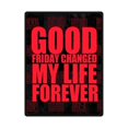 thumbnail image 1 of RYLABLUE Bible Verse Fleece Blanket Throw Blanket 58x80 inches, 1 of 1