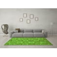 thumbnail image 3 of Ahgly Company Indoor Rectangle Abstract Green Modern Area Rugs, 7' x 10', 3 of 4