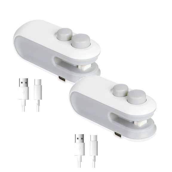 2Pack Mini Handheld Heat Sealer Home Use Bag Sealing Machine Manual Type For Snacks & Storage Portable Sealing Tool Sealing Equipment Home Decor