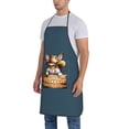 thumbnail image 4 of Funny Easter Apron for Women Men - Cute Bunny & Eggs Kitchen Apron with Pockets - Waterproof Cooking Bib for BBQ Baking Gardening Cafe, Easter Decor 2026, Easter Bunny Accessories, Hostess Gift Ideas, 4 of 9