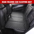 thumbnail image 3 of Btidfty Car Rear Seat Mattress, Foldable PU Leather Car Rear Seat Extension Mattress, No Inflation Required, Supports 661 lbs, Suitable for Rear Seat Travel and Camping Sleeping, 3 of 9