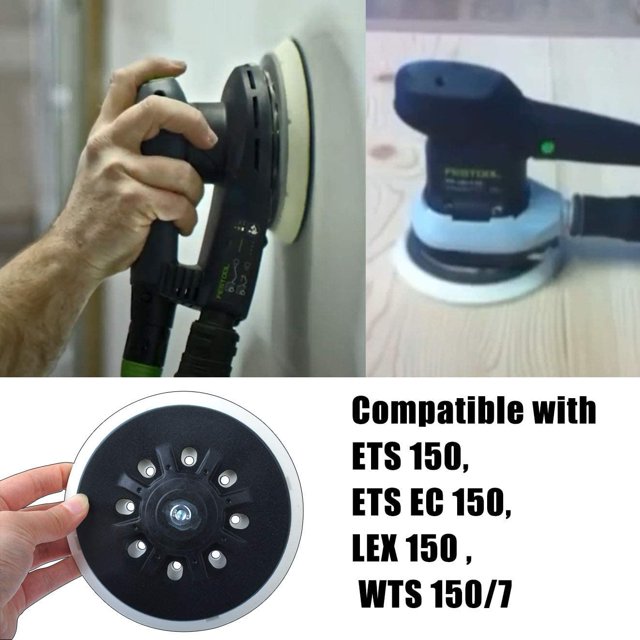 Disco de lijado de velcro de 150 mm compatible con lijadoras excéntricas Fes-tool WTS 150