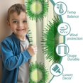 thumbnail image 3 of Blackout Kids Curtains,Green Tie Dye Sunburst Pattern Childrens Insulated Curtains Set Of 2,Bedroom Essentials,Toddler Room Decor 42"x54", 3 of 5