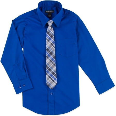 George Packaged Dress Shirt-Tie (Little Boys & Big Boys)