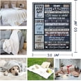 thumbnail image 5 of Yibo Grandpa Gifts Blanket Gifts for Grandpa from Granddaughter Grandpa Birthday Gifts Best/Great Grandpa Gifts to My Grandpa Blanket from Granddaughter Grandfather Gift, 5 of 9
