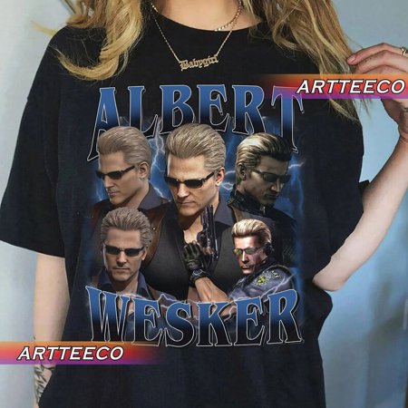 Vintage Albert Wesker Resident Evil Shirt, Albert Wesker Tshirt, Albert Wesker Sweatshirt, Albert Wesker Hoodie