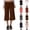 31# Coffee, variant on Women's Casual Wide Leg Cropped Pants Low Rise Fold Over Stretch Gaucho Pants for Summer Beach Holiday Streetwear Dark Gray L