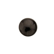 Black Obsidian Natural Simi Precious Stone cabochons 11mm Round flat back Gemstone 5cnt.
