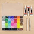 thumbnail image 5 of Colorful DIY Resin Rhinestone Kit for Bedazzling, 42000PC Resin Jelly Rhinestones for Bedazzling, 40 Colors 3mm Flatback Gems for Diamond Art 3Pcs B7000 Jewelry Glue for Bedazzled Nail Art, 5 of 7