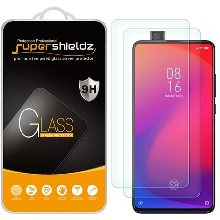 [2-Pack] Supershieldz for Xiaomi Redmi K20 / Redmi K20 Pro Tempered Glass Screen Protector, Anti-Scratch, Anti-Fingerprint, Bubble Free