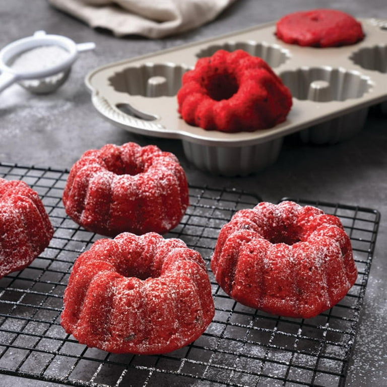 New Day Red Velvet Mini Bundt Cake 3 Ounce 24 per case