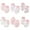 pink, variant on TELOLY 6 Pairs Baby Mittens,Cotton Mittens for Newborn Baby Girls,Newborn Mittens No Scratch,Pink