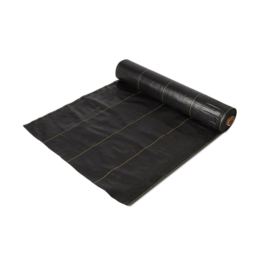 DeWitt Sunbelt Weed Barrier Fabric 3.2 oz, Heavy-Duty Ground Cover, 3 x 200 Feet