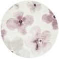 thumbnail image 2 of SAFAVIEH Adirondack Feride Floral Area Rug, Ivory/Purple, 6' x 6' Round, 2 of 6