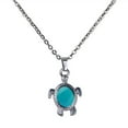 thumbnail image 4 of Collar Salvador de Cambio de Humor con Colgante de Tortuga Vintage, 4 of 10