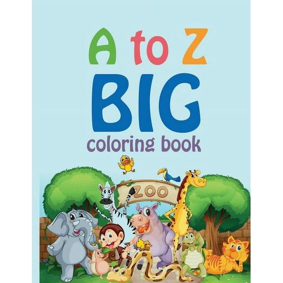 A to Z BIG coloring book (Paperback)