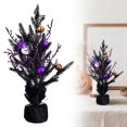 thumbnail image 1 of Halloween Decorations Indoor Black Halloween Tree Small Halloween Tree With And Black Halloween Christmas Tree For Front Door Mantel Home Tabletop Decor, 1 of 5