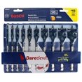 thumbnail image 2 of shiyou-BOSCH DSB5010 Daredevil 10-Piece Standard Spade Bit Set w/Full Cone Threading and Spurred Tip, Blue, 2 of 4