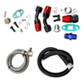 thumbnail image 1 of Oil Feed Line Oil Return Line Oil Drain Pipe , Fit For T4 T3 T61 1 Pack, Easy To Install - ODL03 Black, 1 of 4