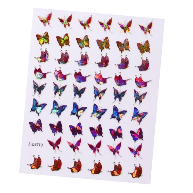 Calcomanías t Design Decoraciones Kits de herraentas de bricolaje pa mujeres 08 Colcomx Nail Art Stickers