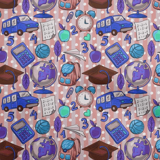 oneOone Polyester Spandex Rose Brown Fabric Kids Craft Projects Decor Fabric Printed By The Yard 56 Inch Wide